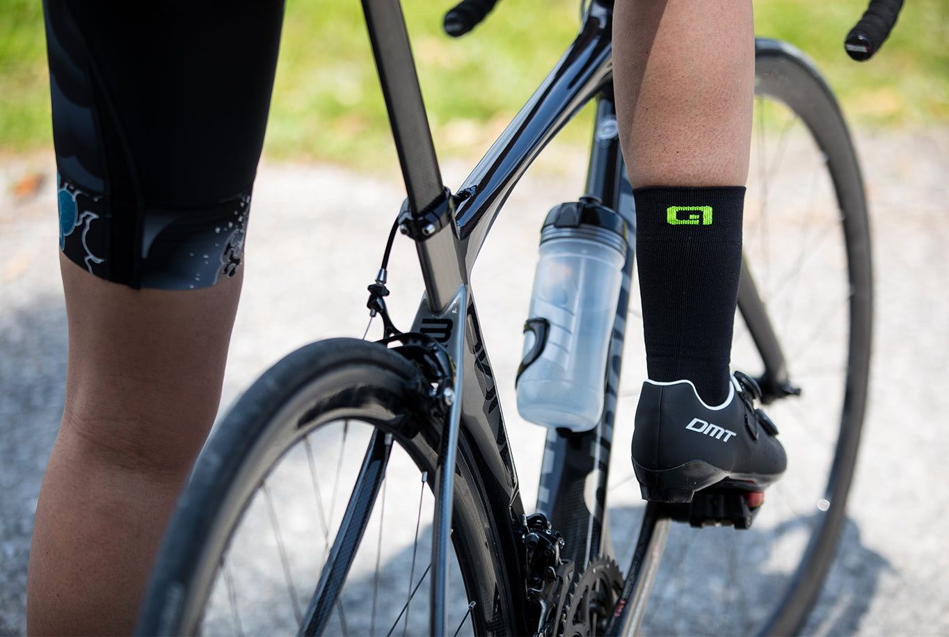 ALÈ Team Socks - Black / Fluo Yellow