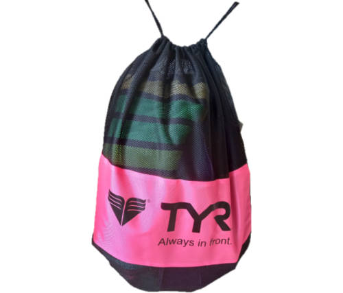 TYR Mesh Bag - Black and Pink