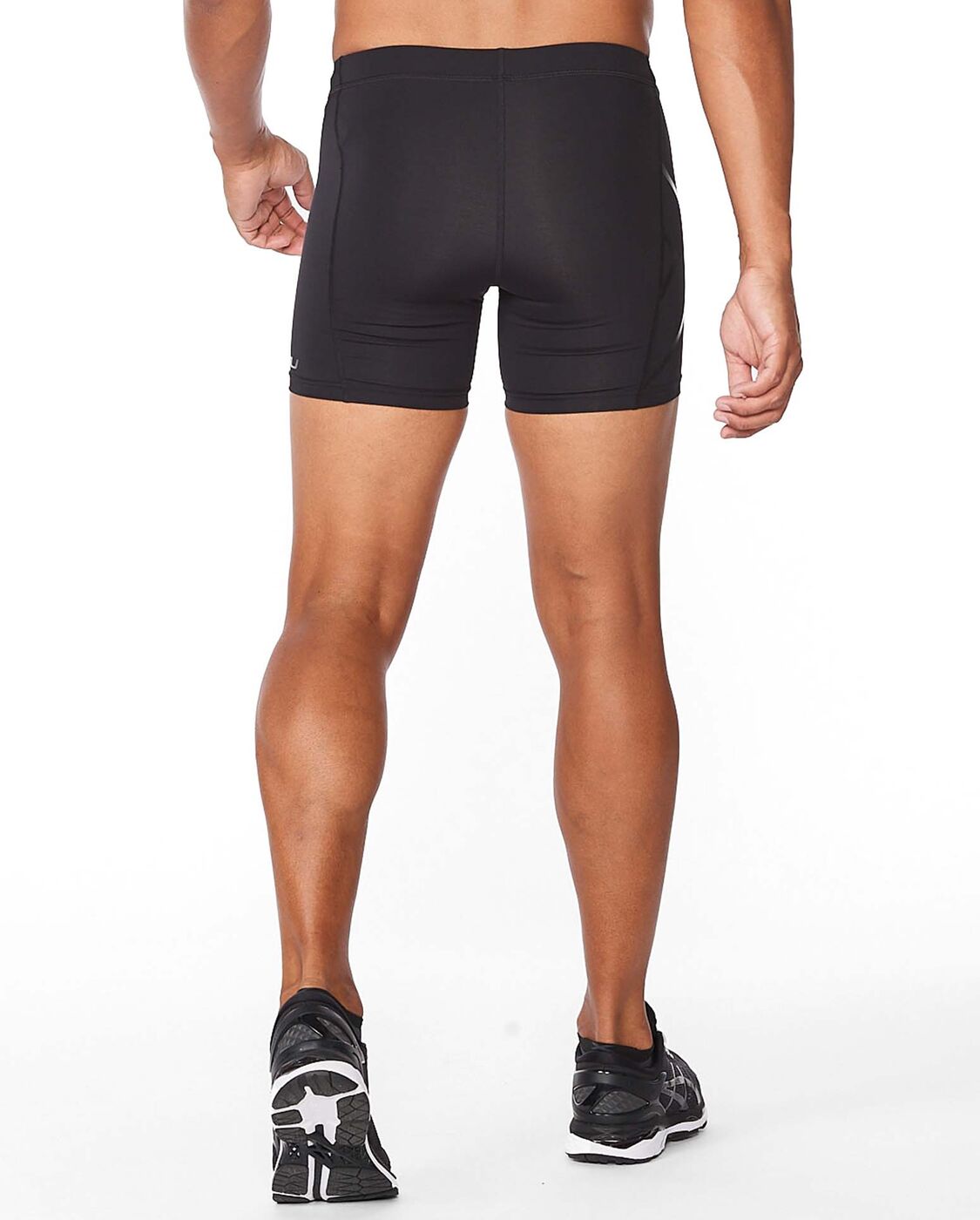 2XU South Africa - Men's Core Compression 1/2 Shorts - Black/Nero