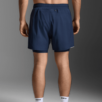 2XU South Africa - Men's Aero Mesh 2 - in - 1 5 Inch Shorts - S