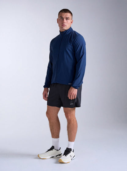 2XU South Africa - Men's Aero Jacket - Midnight /Silver Reflective