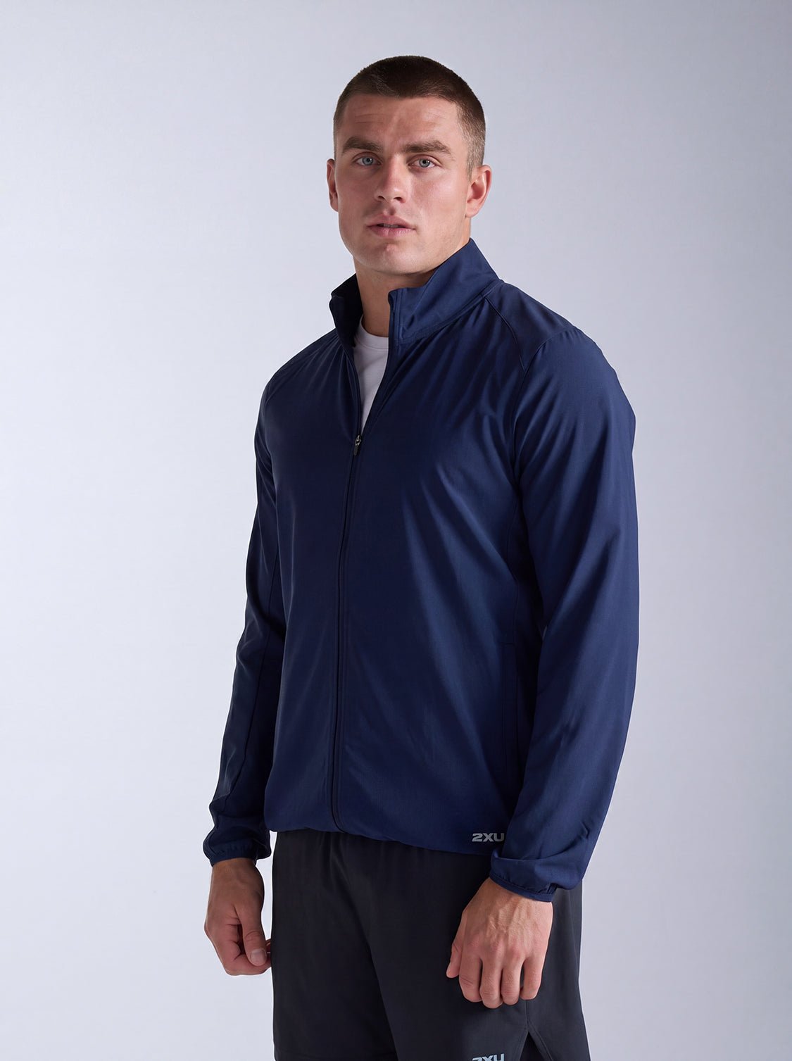 2XU South Africa - Men's Aero Jacket - Midnight /Silver Reflective