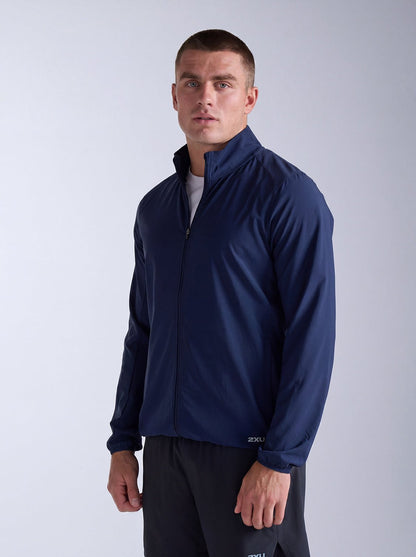 2XU South Africa - Men's Aero Jacket - Midnight /Silver Reflective