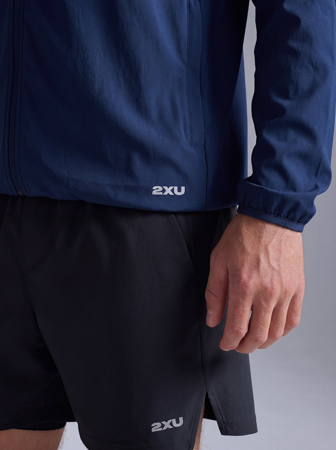 2XU South Africa - Men's Aero Jacket - Midnight /Silver Reflective