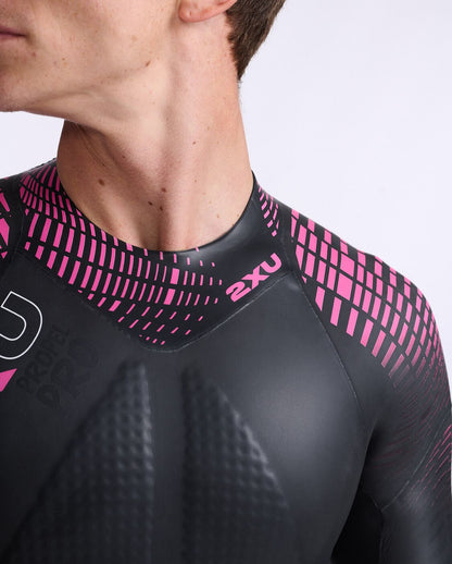 2XU South Africa - Men's Propel: Pro Wetsuit - Black/Punk Pink