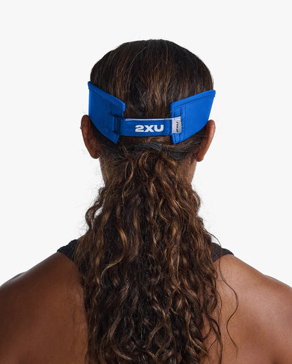 2XU South Africa - Run Visor - Surf/White