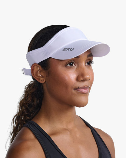 2XU South Africa - Run Visor - White/White