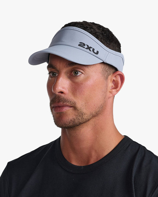 2XU South Africa - Run Visor - Weathervane/Black