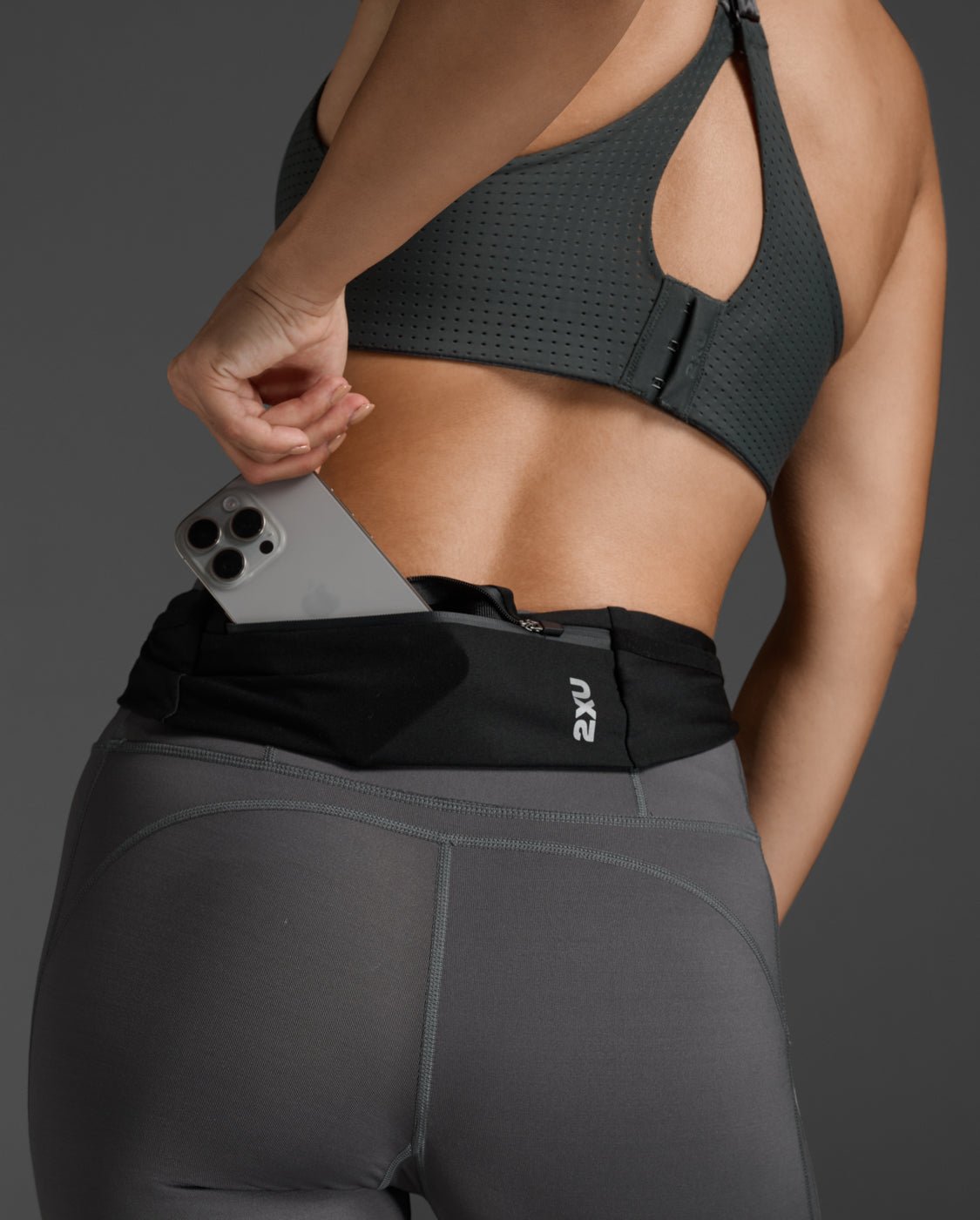 2XU South Africa - Run Belt - Black/Black