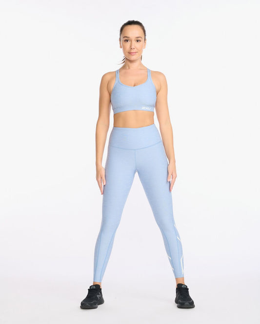 2XU South Africa - Womens Motion Print Hi-Rise Compression Tights - Forever Spacedye/White