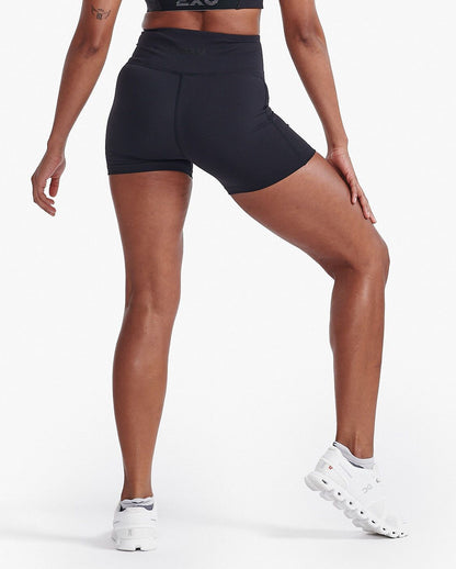 2XU South Africa - Womens Form Hi-Rise Comp Shorts - BLK/BLK