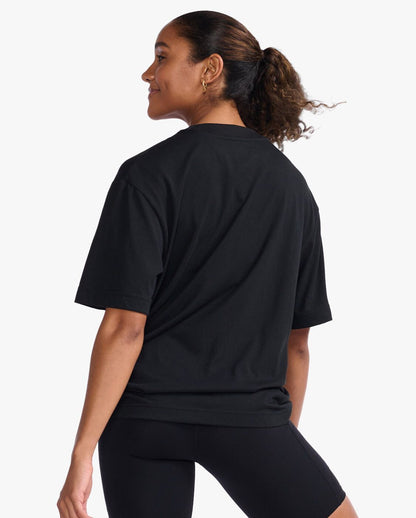 2XU South Africa - Womens Form Boyfriend Tee - Black/Two Times You