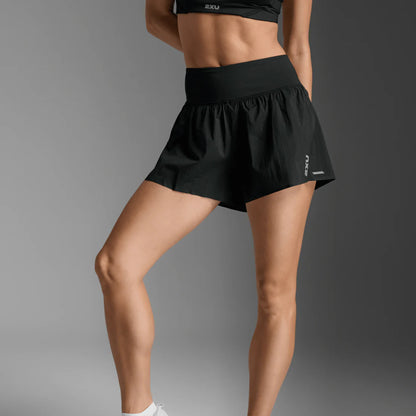 2XU Women's Aero Hi-Rise 2-in-1 3 Inch Short