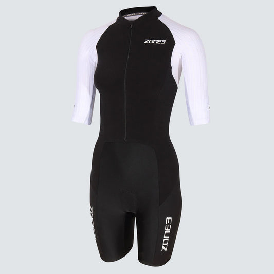 Zone 3 Women's Lava Long Distance Short Sleeve Full Zip