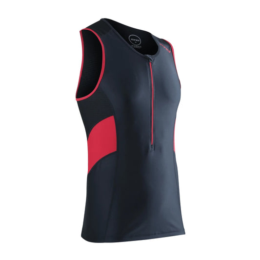 Zone3 Men's Activate Tri Top - Black Red