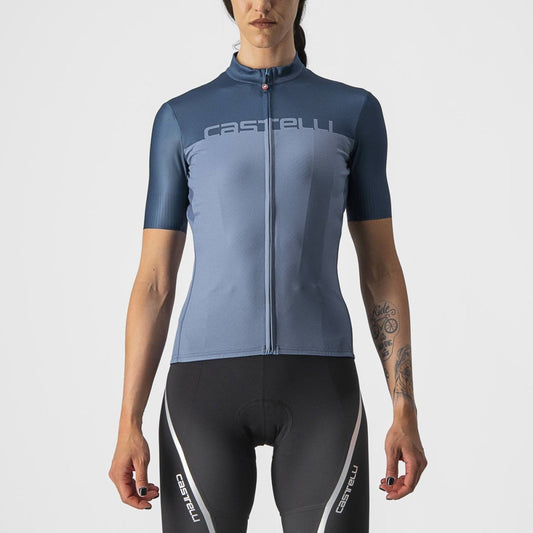 CASTELLI Velocissima Women's Jersey - Light Steel Blue/ Moonlight Ocean