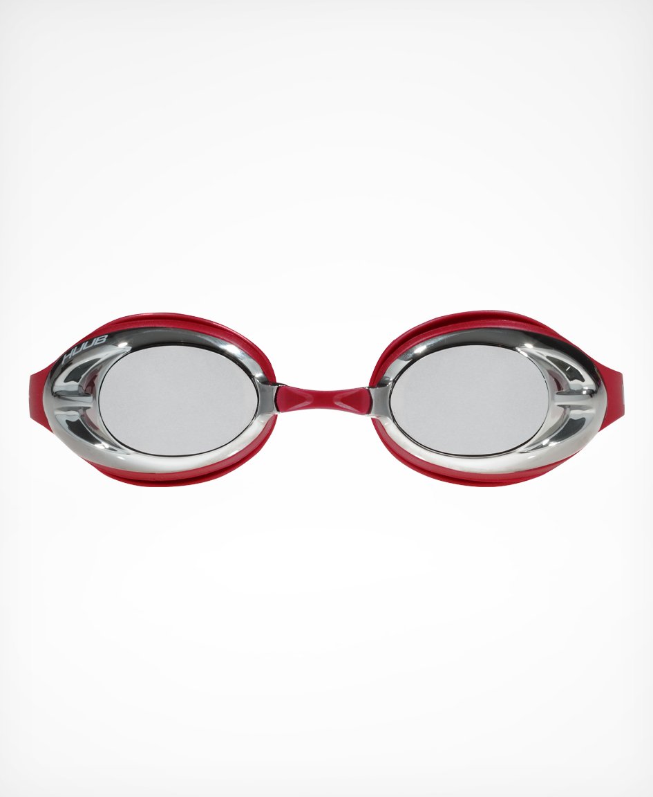 HUUB Varga Race Goggle - Red with Silver Mirror