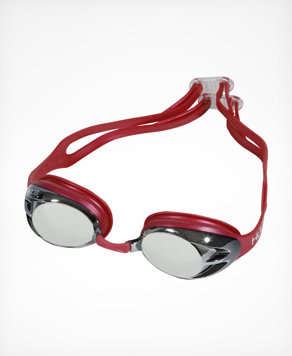 HUUB Varga Race Goggle - Red with Silver Mirror