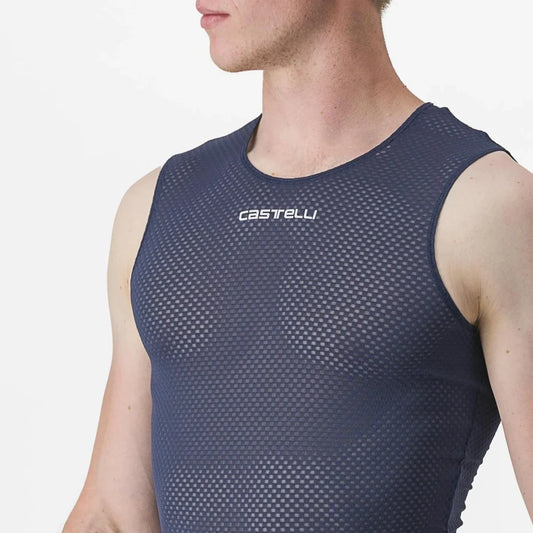 CASTELLI Pro Mesh 2.0 Men's Sleeveless Base Layer - Belgian Blue