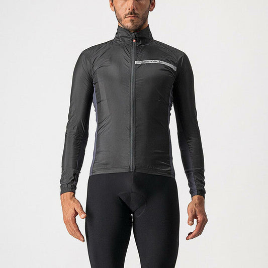 CASTELLI Squadra Stretch Jacket Light - Black/Dark Gray