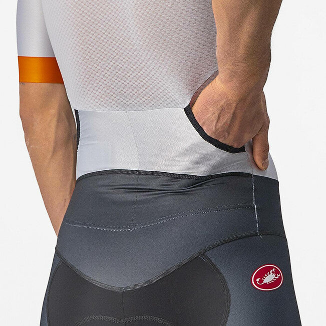 CASTELLI Free Sanremo Men's SS Suit - Silver Gray / Brilliant Orange
