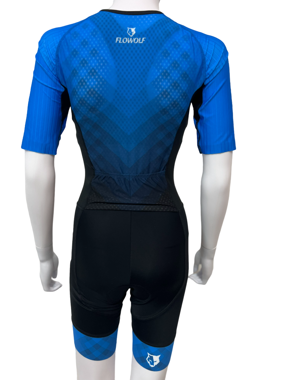 FLOWOLF SS Women's Triathlon Race Suit - Blue