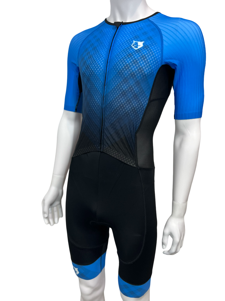 FLOWOLF SS Men's Triathlon Race Suit - Blue