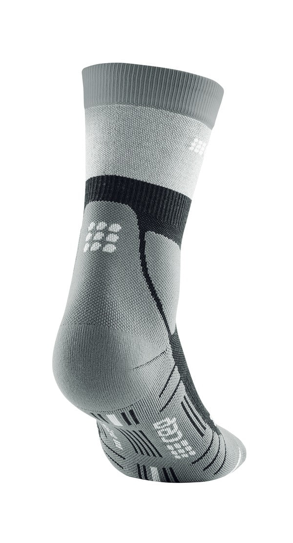 CEP Hiking Light Merino Mid Cut Sock Men's - Stone Gray /Gray