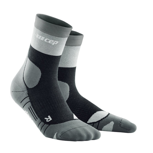 CEP Hiking Light Merino Mid Cut Sock Men's - Stone Gray /Gray