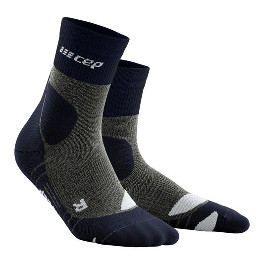 CEP Hiking Merino Mid Cut Sock Men's - Peacoat/Gray