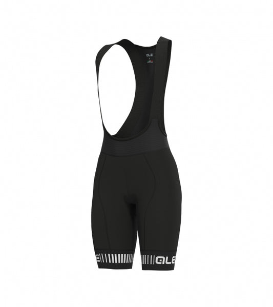 ALÉ Strada Womens Bibshorts - Black / White