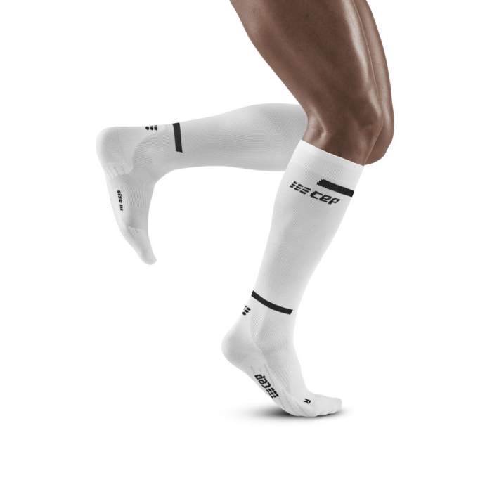 CEP Run Compression Socks Tall Men's - White