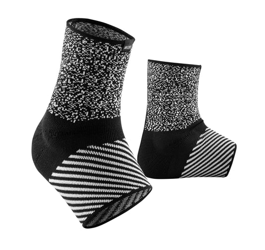 CEP Max Support Ankle Sleeve - Black/ White