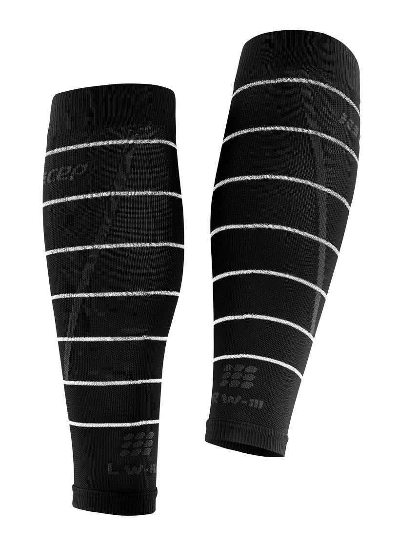 CEP Reflective Compression Calf Sleeve Women's - Black