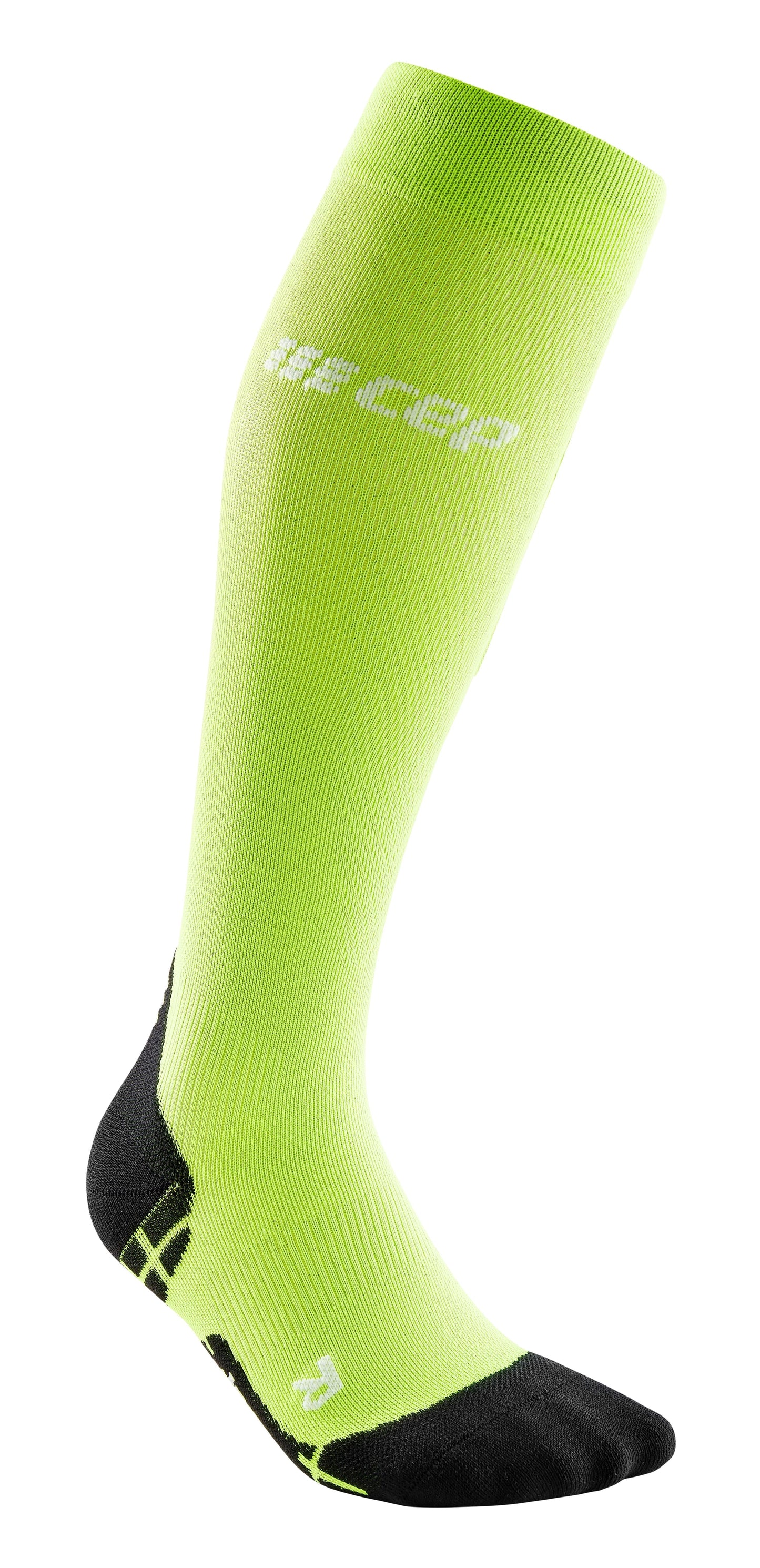 CEP Ultralight Compression Sock Tall Men's - Flash Green / Black