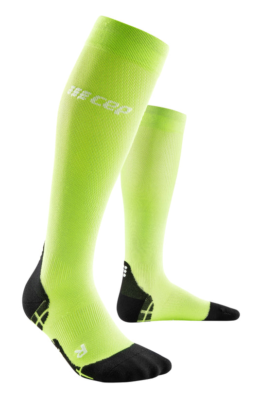 CEP Ultralight Compression Sock Tall Women's - Flash Green / Black