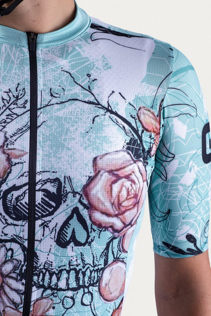 ALÈ Skull Women's Jersey - Acqua