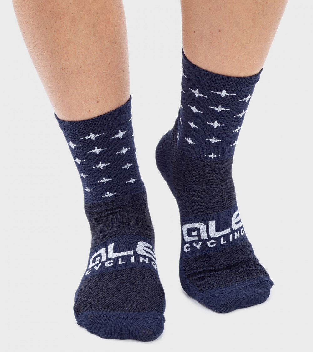 ALÈ Star Socks - Blue / White