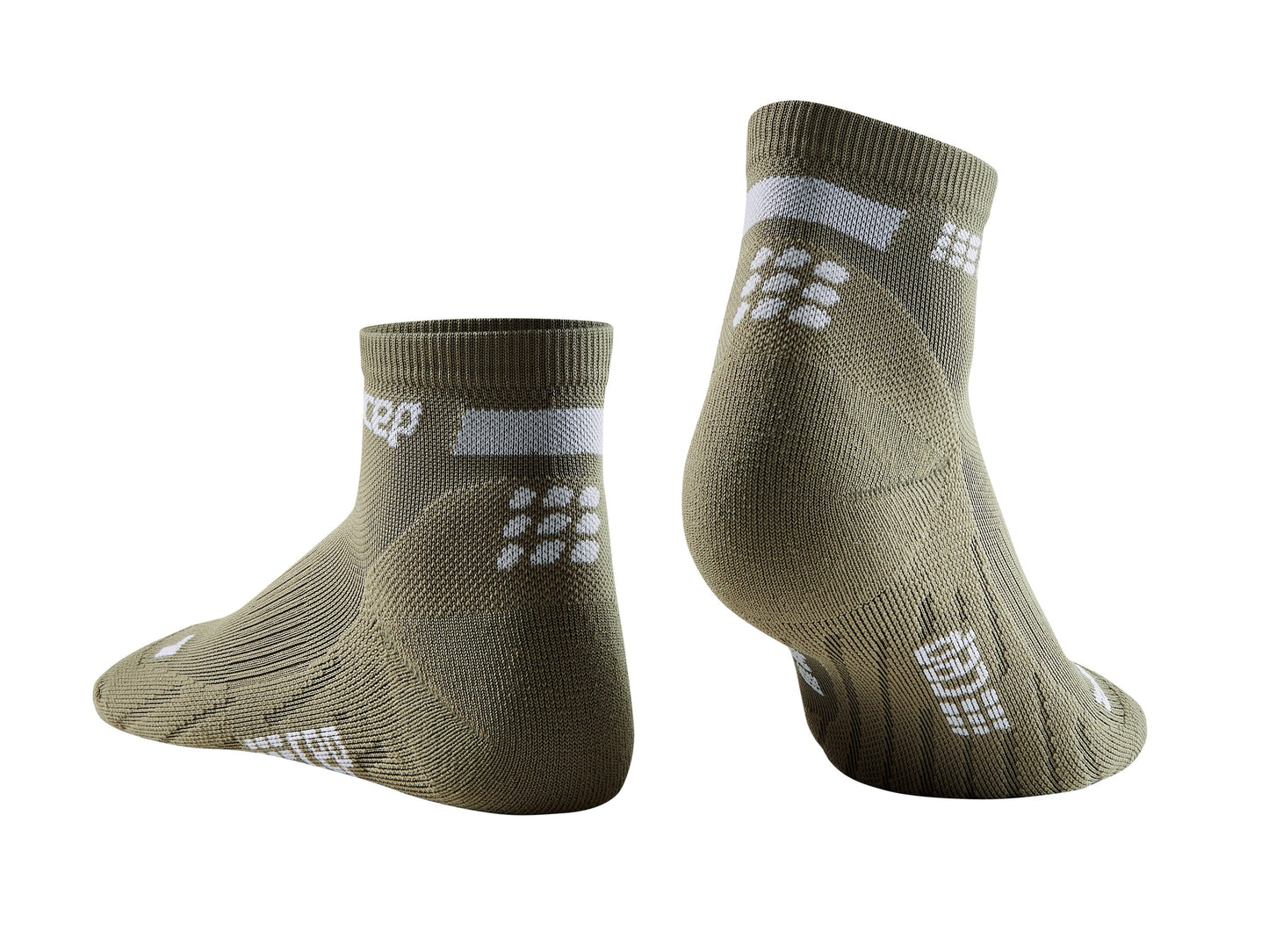 CEP Run Compression Socks Men's Low Cut - Olive