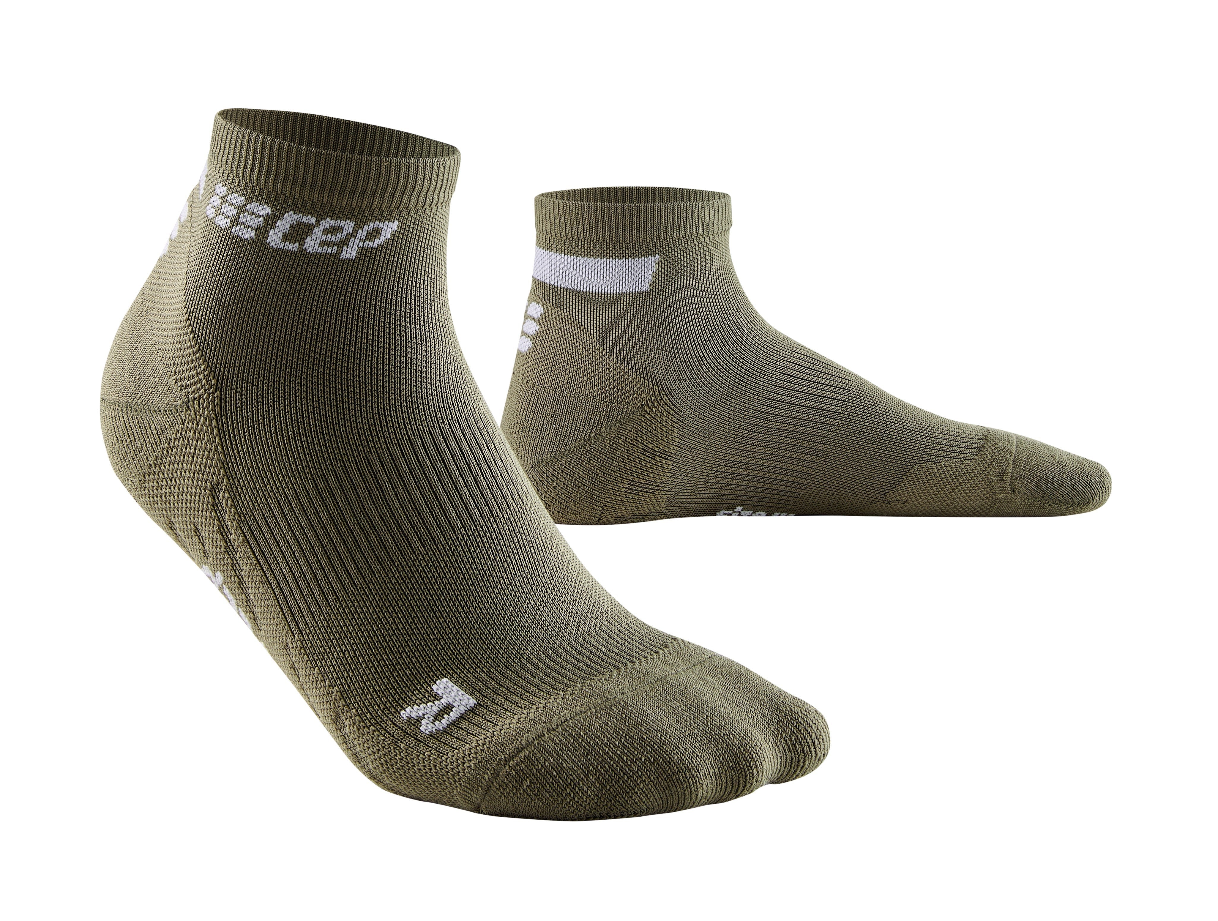 Compression Socks Sa CEP Run Compression Socks Men's Low Cut - Olive – TROISPORT SA