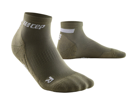 CEP Run Compression Socks Men's Low Cut - Olive