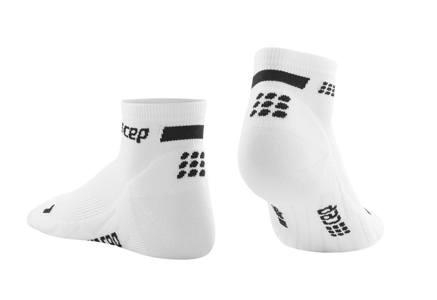 CEP Run Compression Socks Men's Low Cut - White