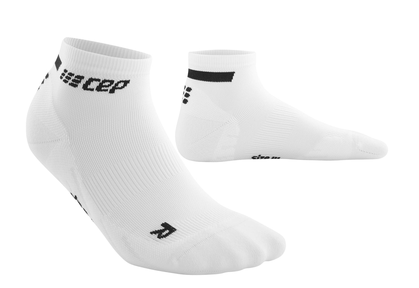 CEP Run Compression Socks Men's Low Cut - White