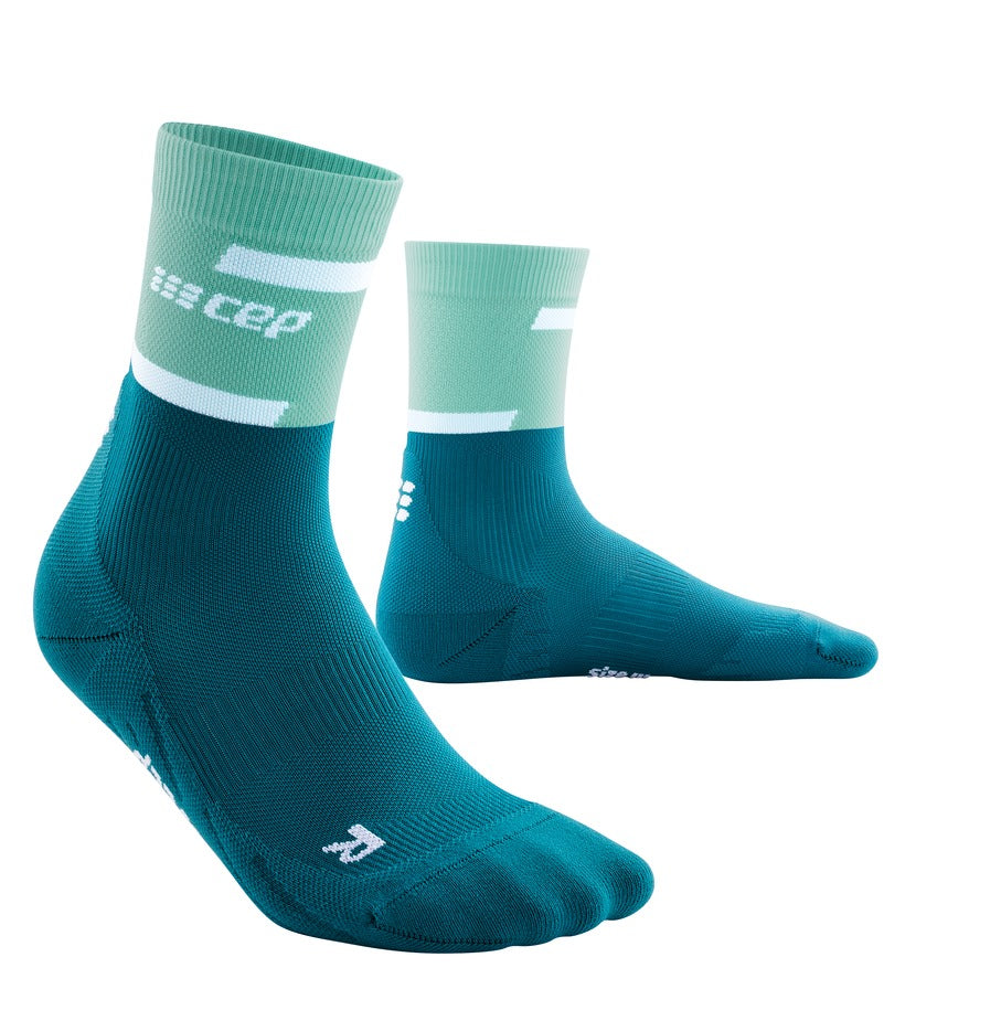 Compression Socks Sa CEP Run Compression Socks Women's Mid Cut - Ocean / Petrol – TROISPORT SA