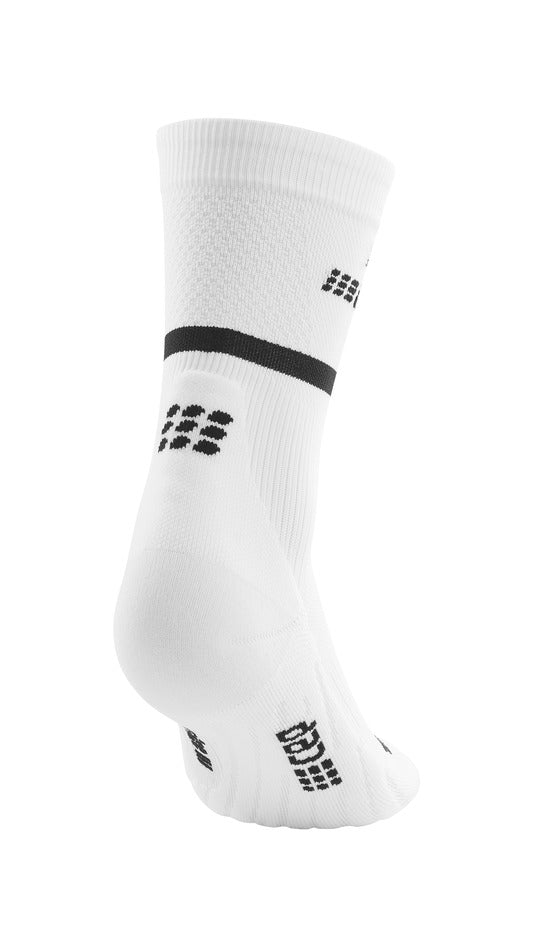 CEP Run Compression Socks Men's Mid Cut - White