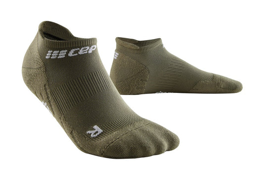 CEP Run Compression Socks Men's No Show - Olive