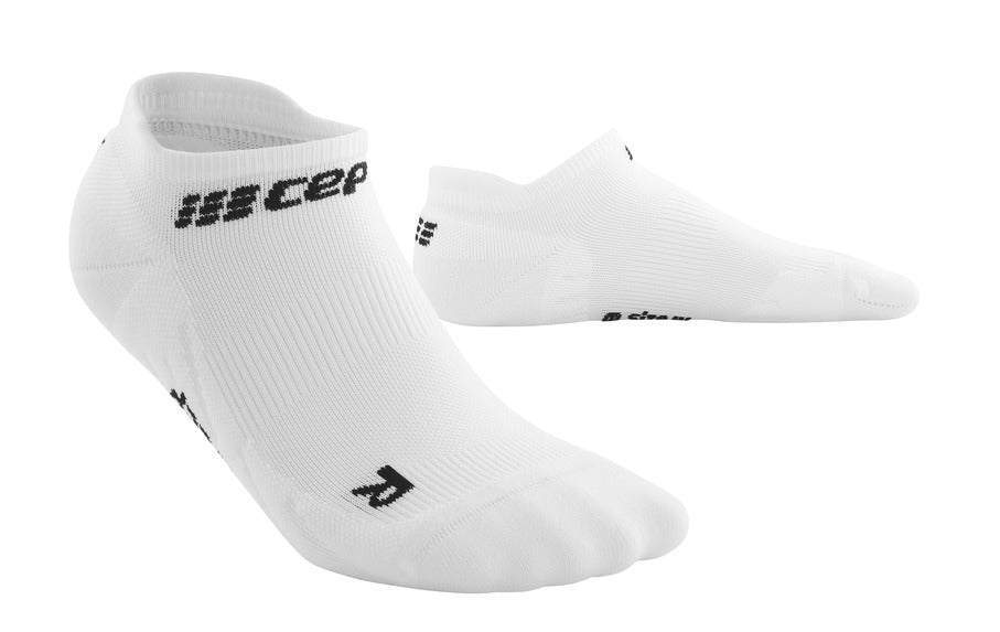 CEP Run Compression Socks Women's No Show - White