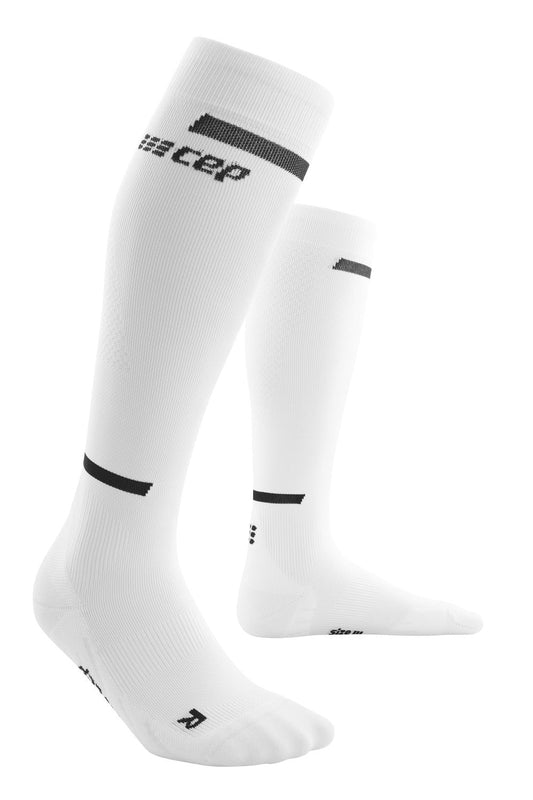 CEP Run Compression Socks Tall Men's - White