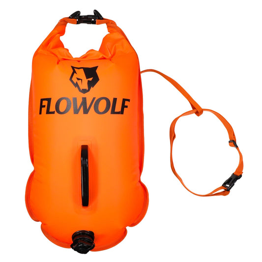 FLOWOLF Double Chamber Tow Float - Signal Orange