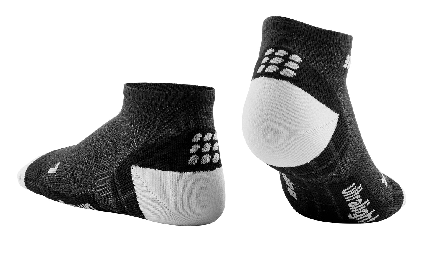 CEP Ultralight  Low Cut Compression Sock Women's - Black/Light Gray